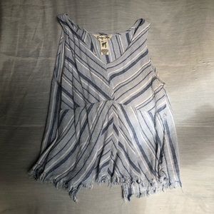 Indigo Rein Open Back Tank Top
